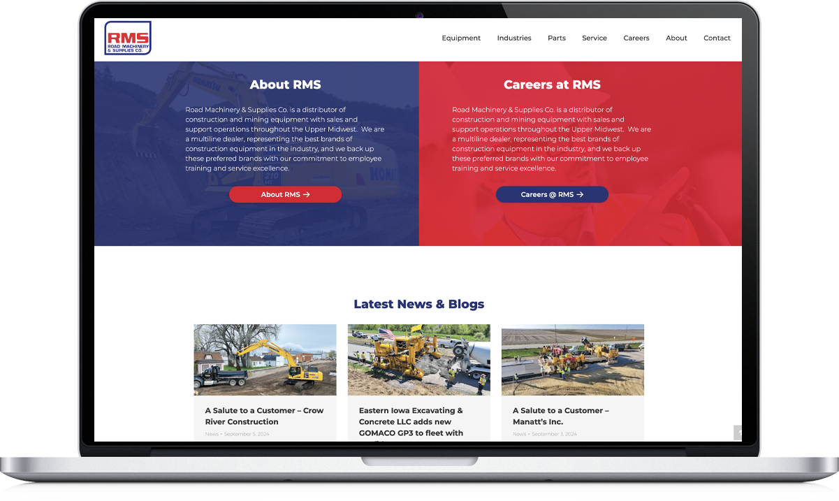 RMS - Website Design & HubSpt Implementation