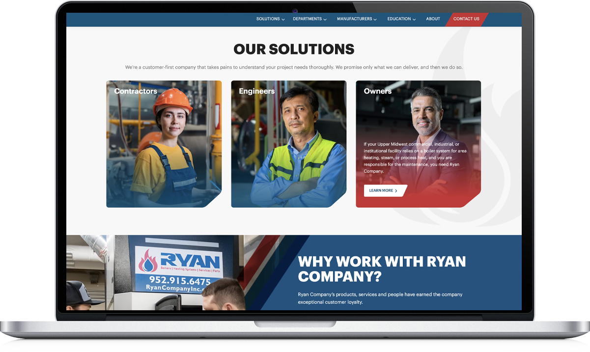 Ryan Company - Effective Marketing Website Ryan Company - Effective Marketing Website